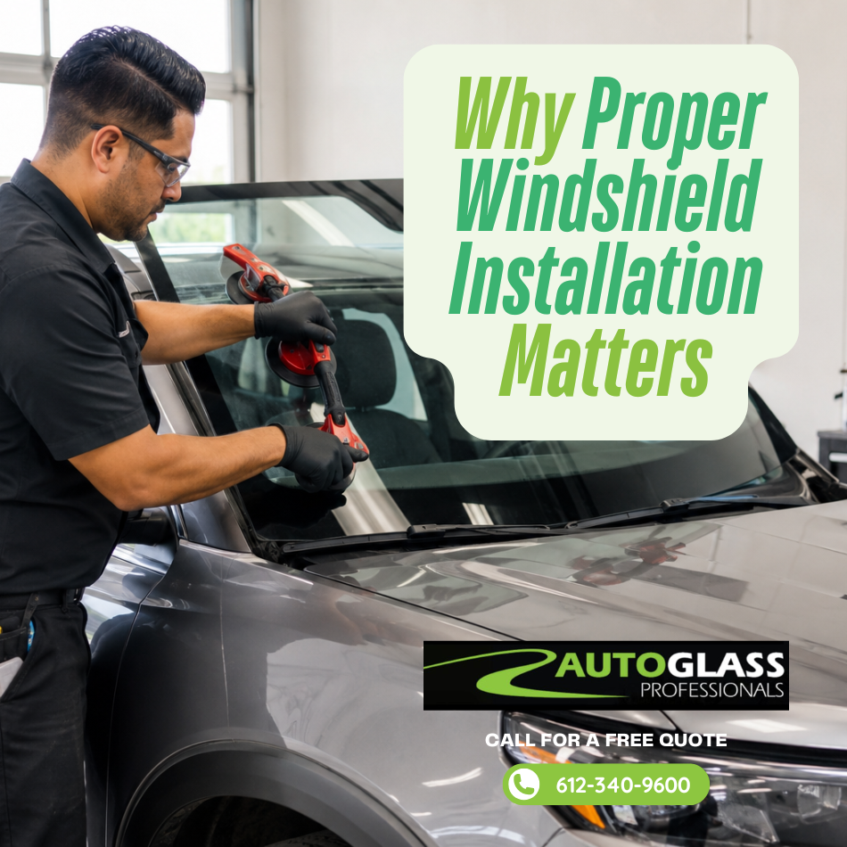Proper Windshield Installation. Auto Glass Professionals.